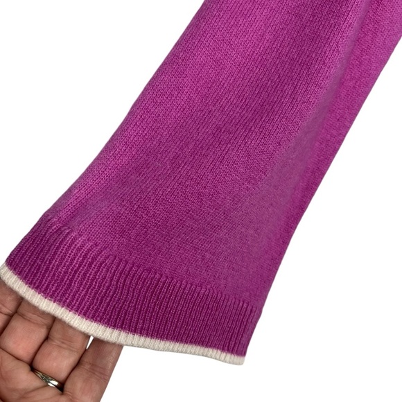 SPLENDID Collection Pink Cashmere Long Sleeve Crewneck Medium - Picture 5 of 9